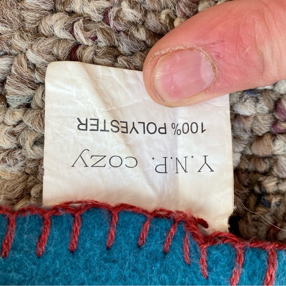 Yellowstone National Park Fleece Throw Blanket Elk Bear Buffalo Aztec Native - Picture 13 of 13